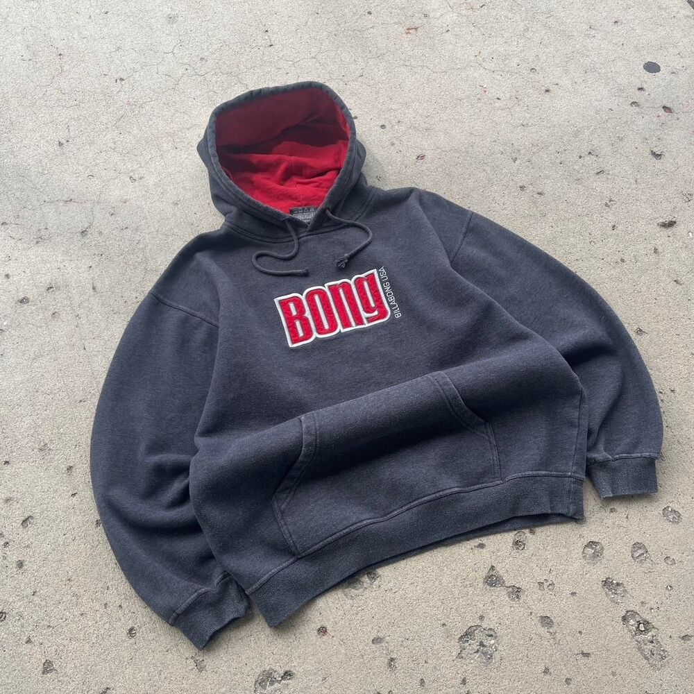 Vintage Billabong Bong Spellout Surfwear Y2K Hoodie